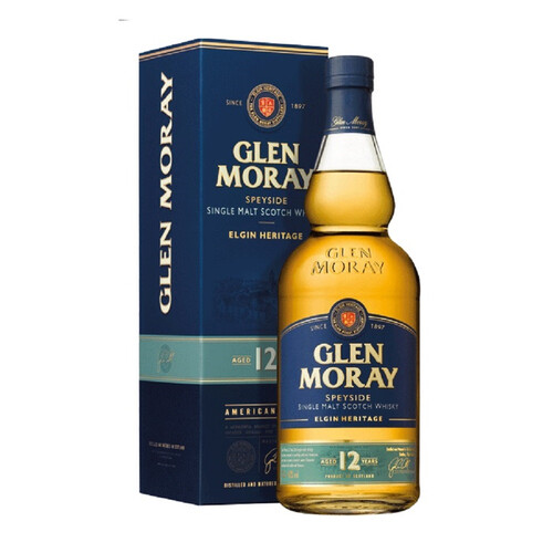 Малцово Уиски Glen Moray 12 Year Old Single Malt 0.700 л.