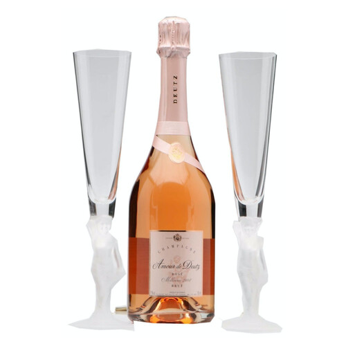 Шампанско Кюве Амур де Дютц Розе 2009 0.750л + 2 чаши